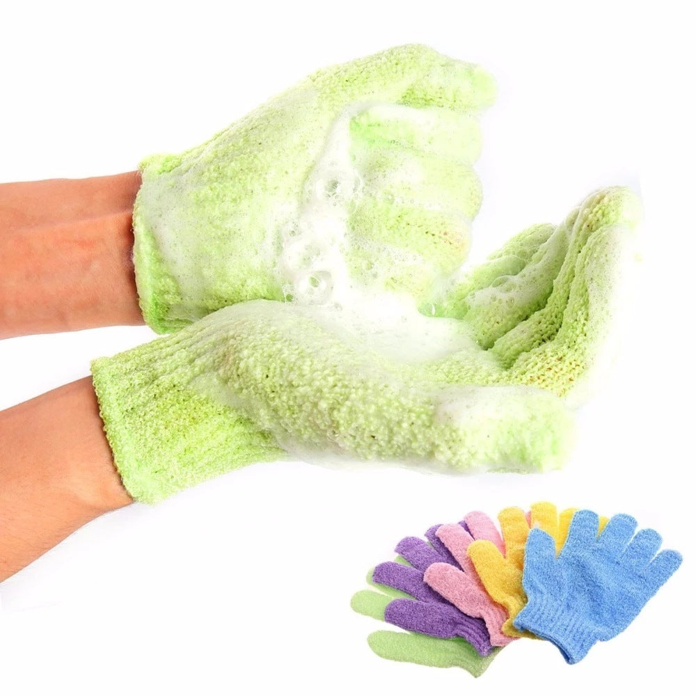Hygienic Body Scrubbing Gloves