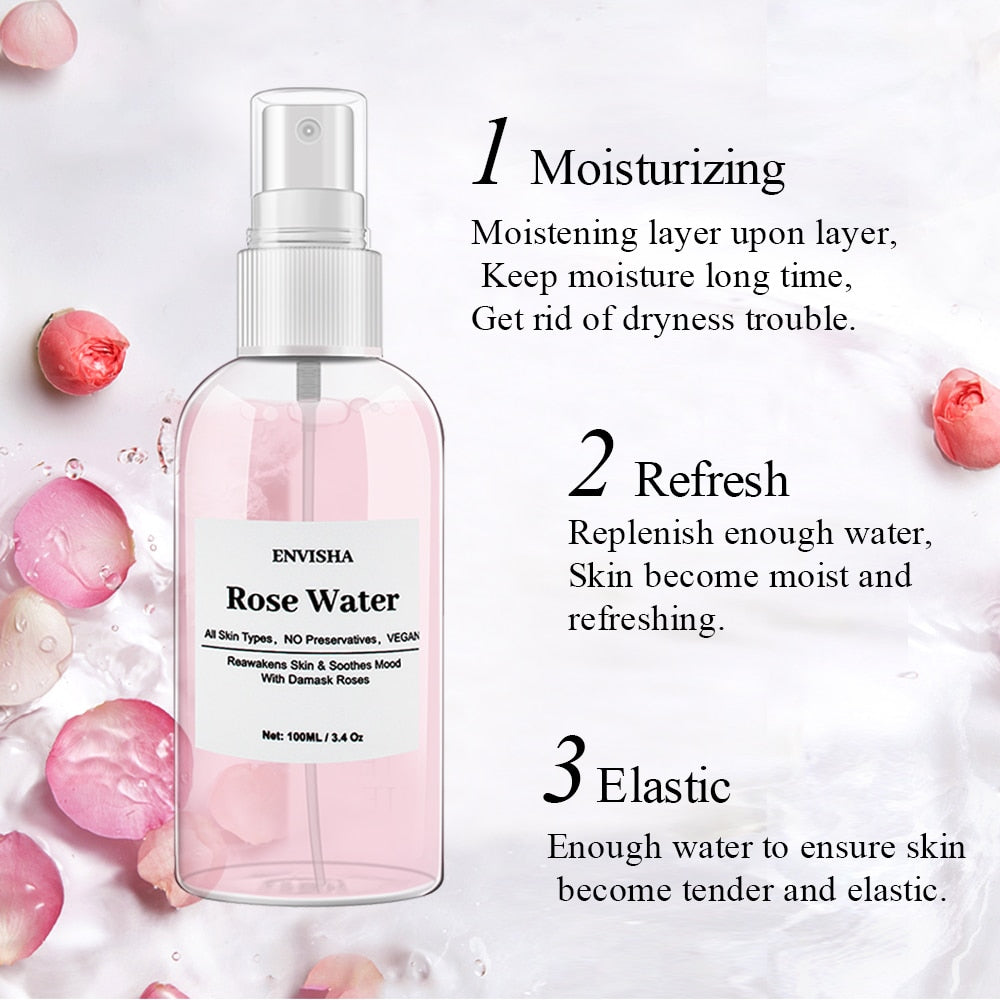 RosePetal Elixir: Refreshing Rose Water Toner for Radiant Skin