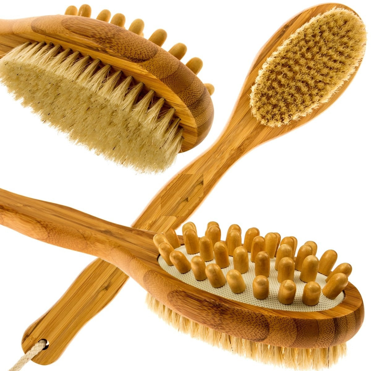 BambooBreeze Back Scrub Shower Brush: Invigorating Renewal for Your Skin