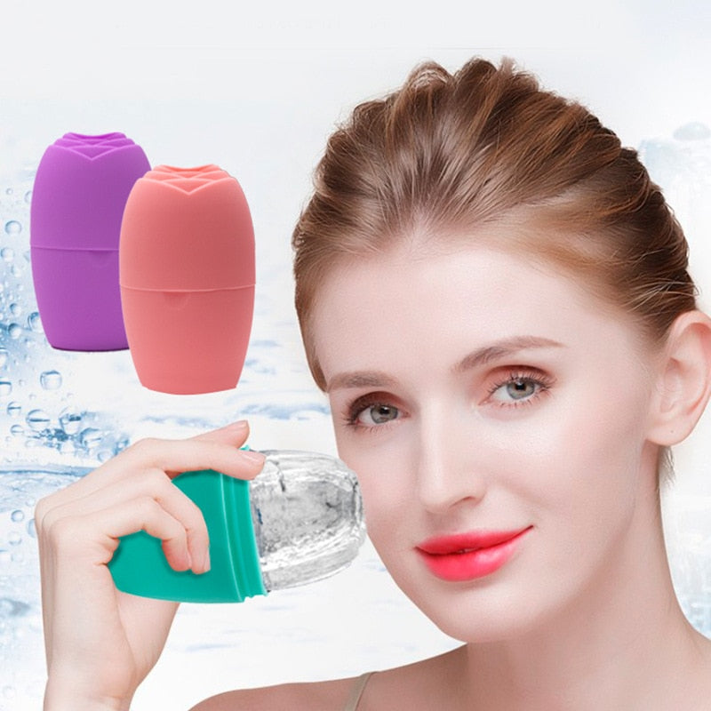 Ice Flex Silicon Facial Roller: Cool Comfort for Skin Rejuvenation